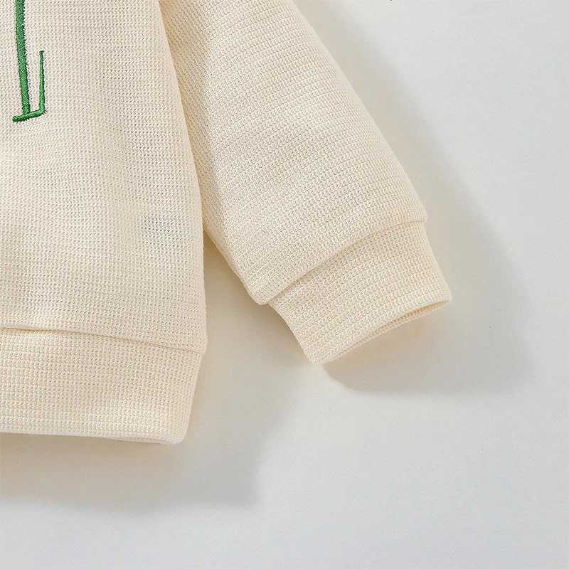 Clothing Sets New 2023 Baby Boy Girl Clothing Sets Children Pullover Sweatshirts + Simple Solid Cotton Sports Pants 2pc Kids Clothes Boy Suit