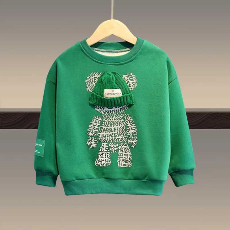Clothing Sets Spring Autumn Kid Boy Clothes Cartoon Bear Sweatshirt Pants Outfit