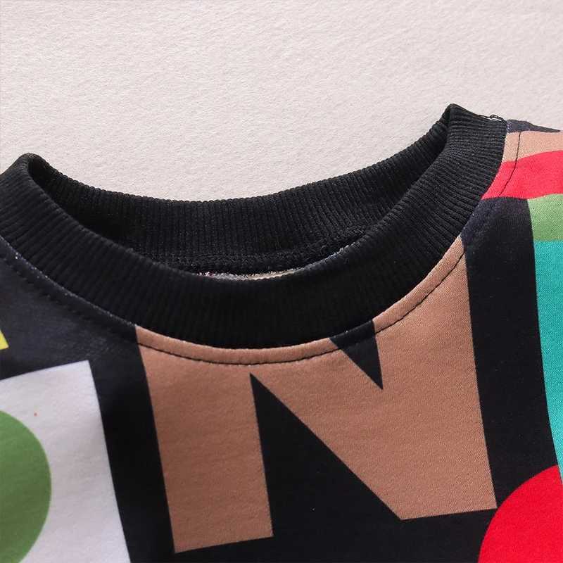 Clothing Sets 2020 Autumn Children Boys Clothing Sets Kids Letter Print Pullover Tops and Pants 2pcs Sport Suits Baby Girls Casual Outfits