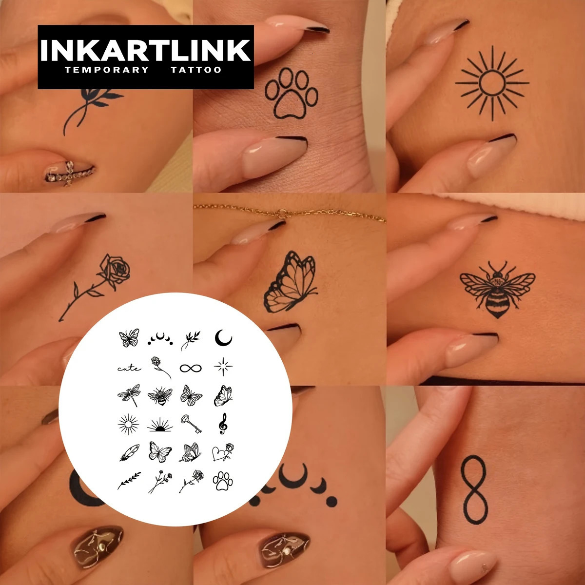 pattern temporary tattoo lasting for 15 days with technology waterproof semi anent stickers. 240705