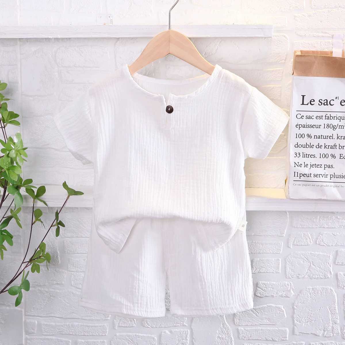 Clothing Sets New Summer Baby Clothes Children Boys T shirt Shorts 2Pcs/Sets Infant Outfits Toddler Casual Sports Costume Kids Tracksuits