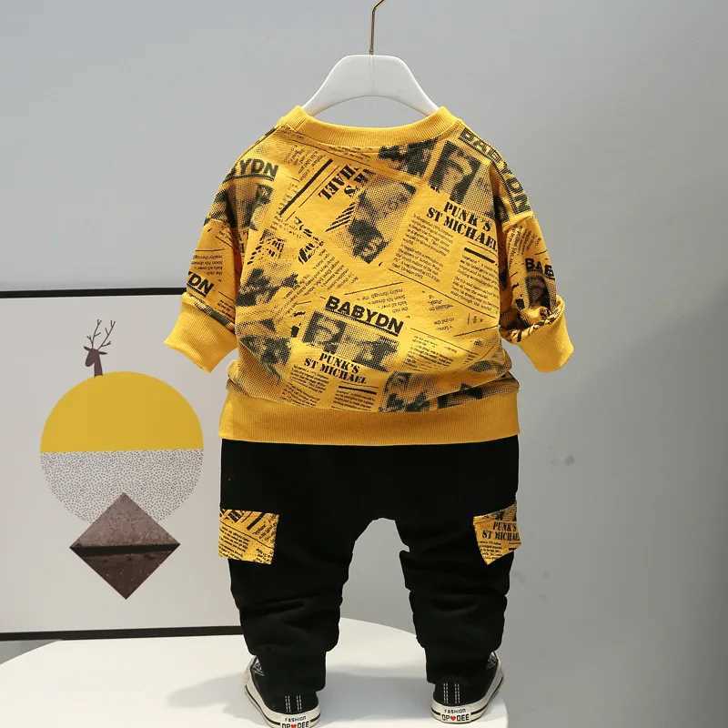 Clothing Sets Spring Autumn Children Cotton Clothing Sets Baby Boys Girls Clothes Kids Sport T-shirt Pants 2Pcs/Set Fashion Toddler Tracksuits