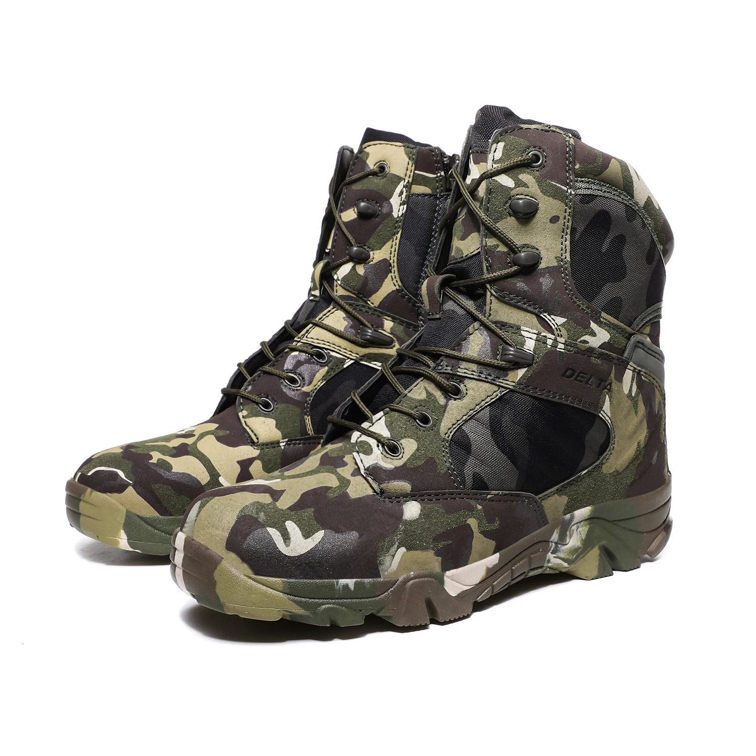 Military Trekking Shoes Men Waterproof Hiking Shoes Mountain Boots Size 48 Woodland Hunting Tactical Shoes Hiking Shoes 240705