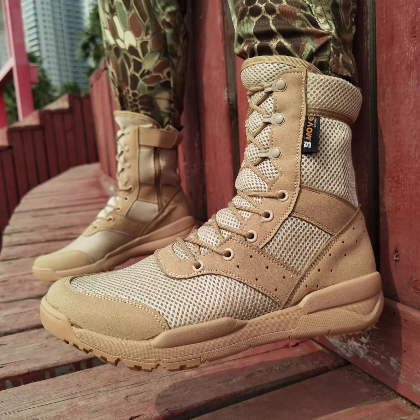 Upgrade Zipper Ultrallight Combat Boots Men Women Summer Breathable Outdoor Climbing Shoes Military Desert Hiking Tactical Boots 240705
