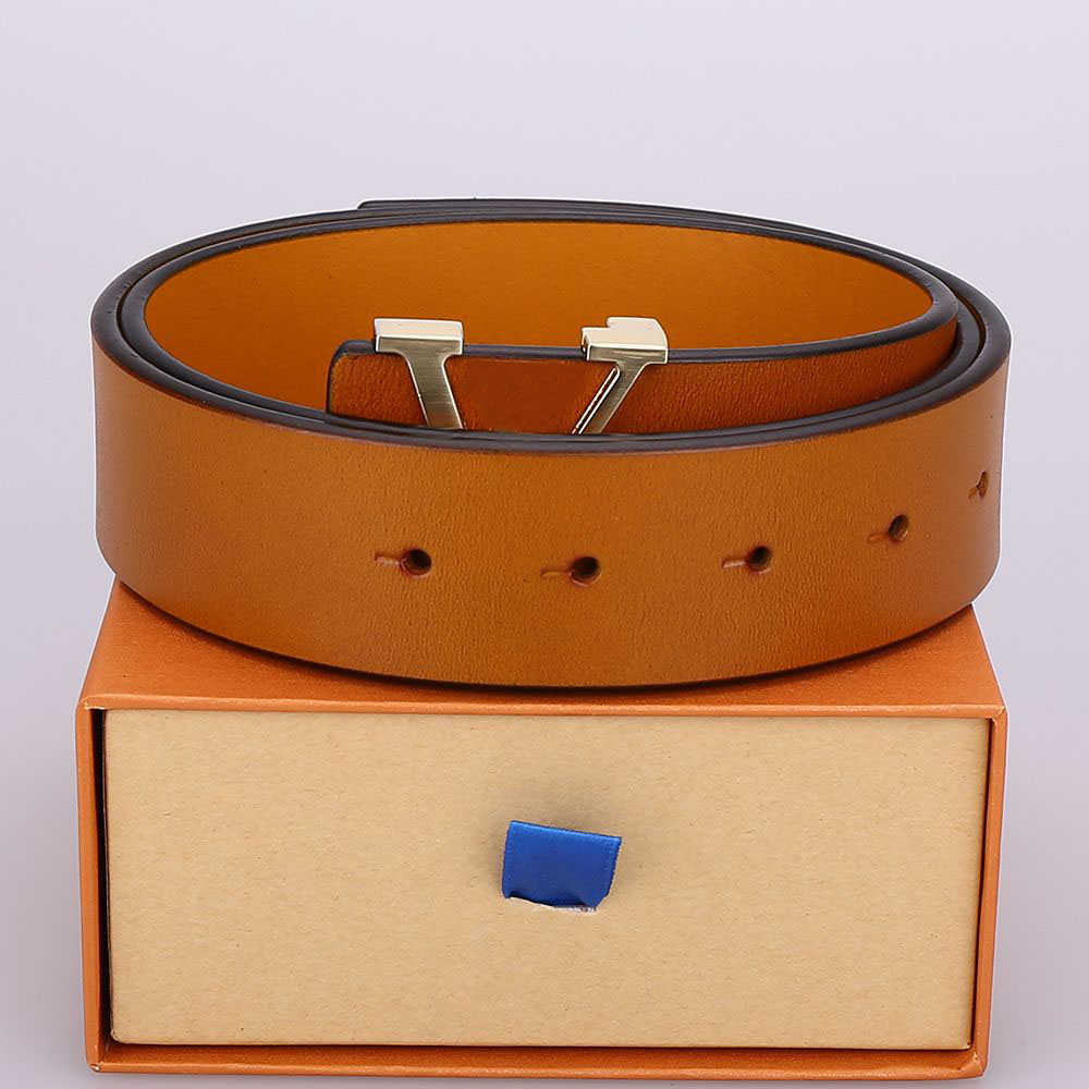 Designer Belt Men's Classic Black Brown Cowhide Belt Women's Retro Business Party Style Belt Metal Smooth Buckle Belt Men's Letter Buckle High end Business Belt good.