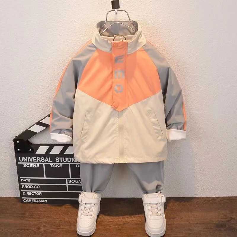 Clothing Sets Boys Clothing Tracksuit Children Teenage jacket + Cotton Pants 2pc Kids New Suit Clothes Boy 2024 New Kids Outfits