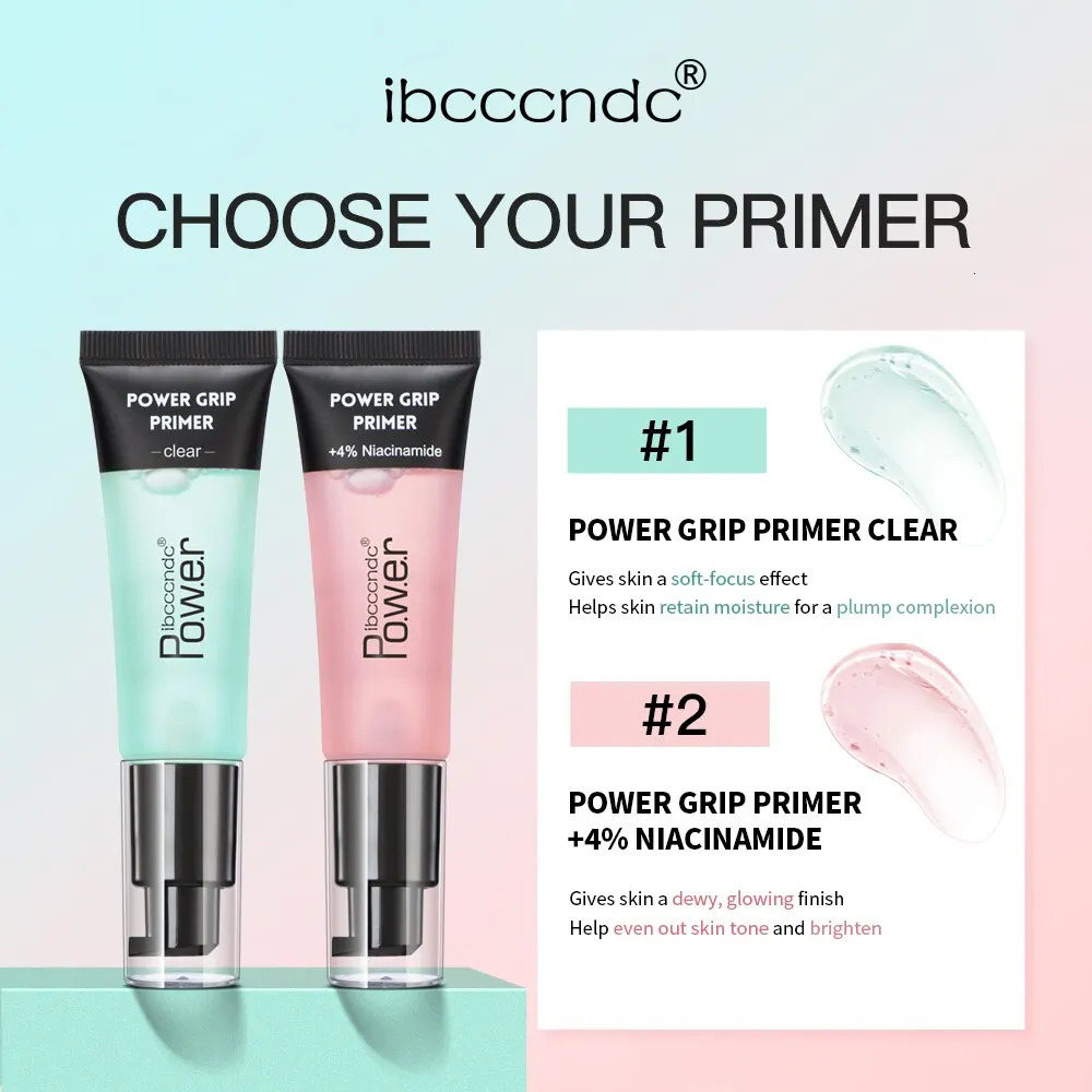 24ml Powder Grip Primer Pores Invisible Primer Oil Control Base MakeUp Face Base Cream Foundation Colorless 1 Piece 240705