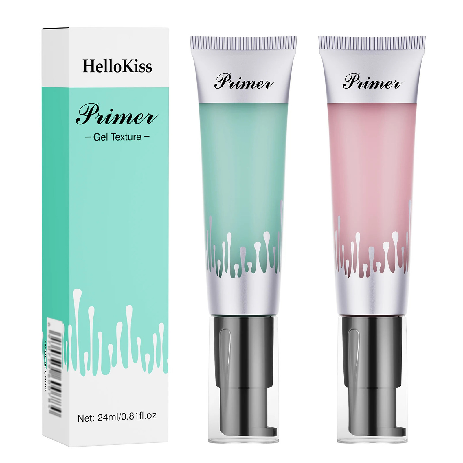 24ml Powder Grip Primer Pores Invisible Primer Oil Control Base MakeUp Face Base Cream Foundation Colorless 1 Piece i240705