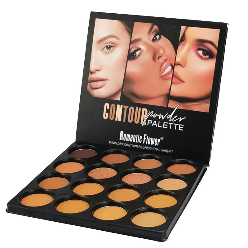 Coffee Color Contour Palette Makeup 12 Colors Long-Lasting Matte Eyeshadow Face Highlighters Make Up Contouring Powder Cosmetics 240705