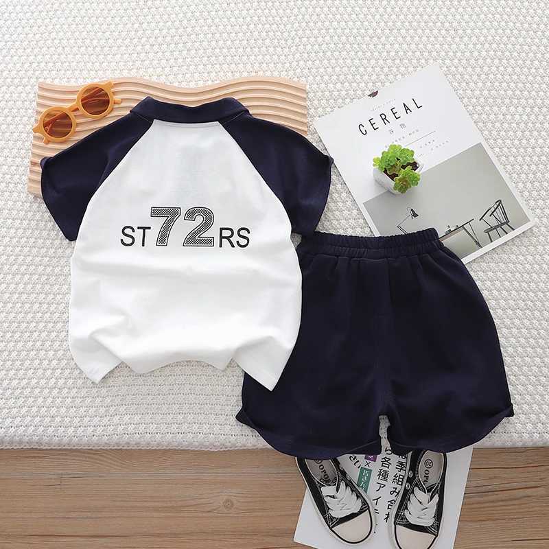 Clothing Sets New Fashion Summer Baby Clothes Suits Boys Letter Shirt Shorts 2pcs/sets Toddler Casual Sport Clothing Kids Children Tracksuits