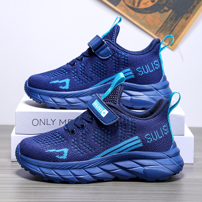 Children's Sports Shoes 2024 New Boys' Breathable Running Shoes