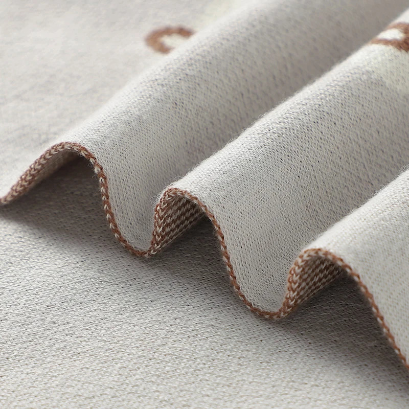 s Breathable born Boy Girl Swaddle Wrap Receiving 10080cm Infant Cotton Knitted Stroller Bassinet Nursery Quilts 240703
