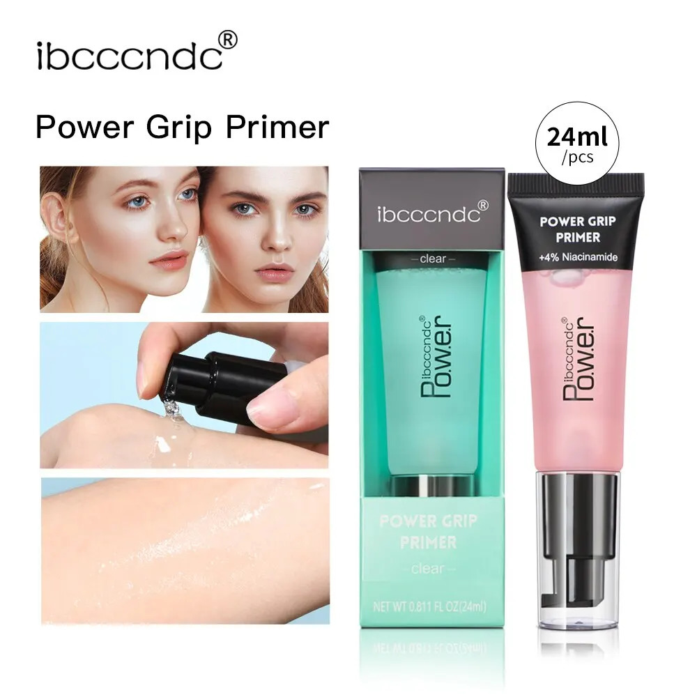 24ml Powder Grip Primer Pores Invisible Primer Oil Control Base MakeUp Face Base Cream Foundation Colorless 1 Piece 240705