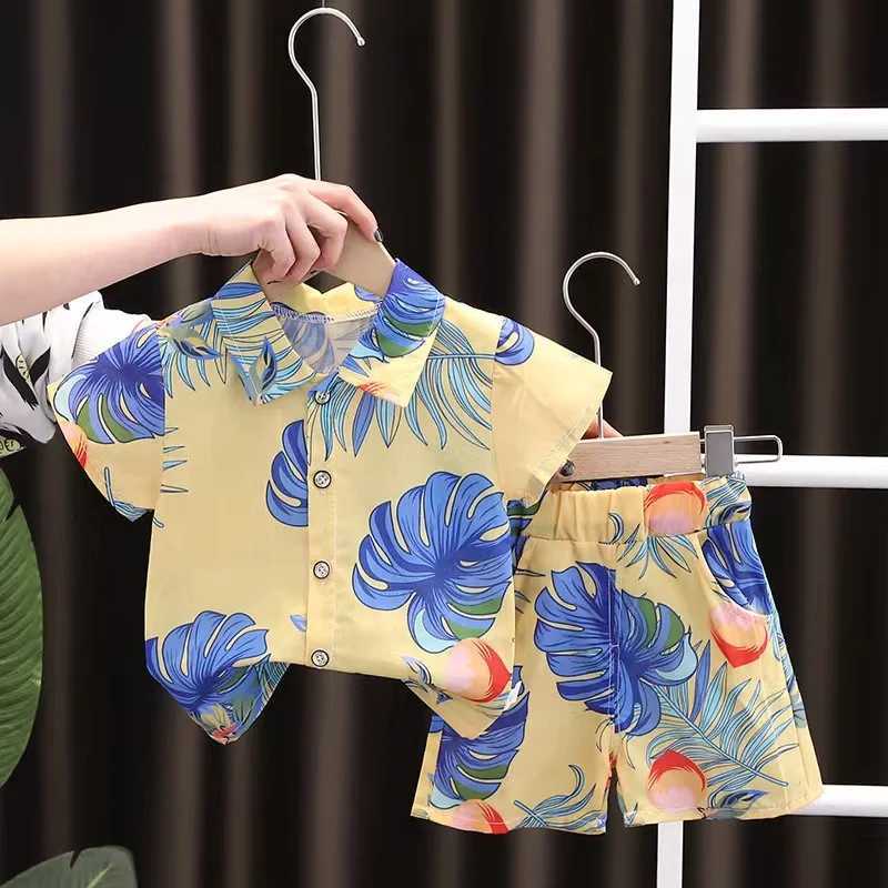 Clothing Sets New Summer Baby Boys Clothing Suits Children Boy Printe Excavator T Shirt Shorts 2Pcs/sets Kids Infant Toddler Cacual Tracksuits