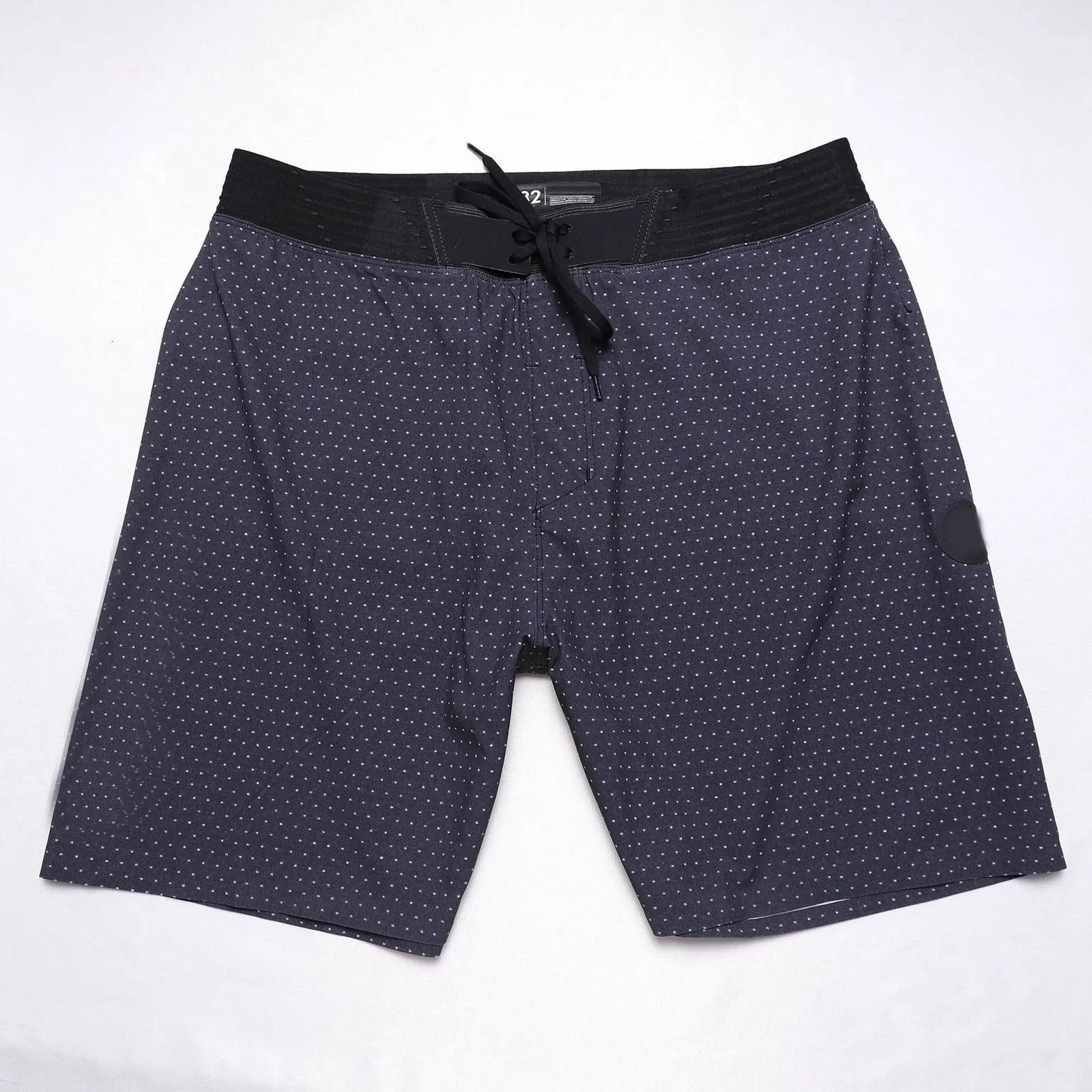 Mens Solid Beach Shorts Swimwear Body Building Short Pants Men Waterproof Quick Dry Elastic Bermuda Laser Board Shorts L55 L58 240704