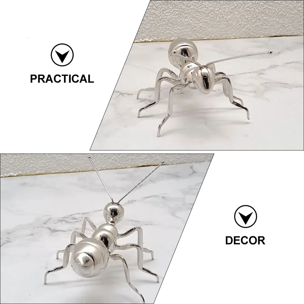 Creative Metal Ants Statue Desktop Ornament Gold Black Ants Figurines Home Decorations Modern Small Ornaments Decoration Crafts 240624