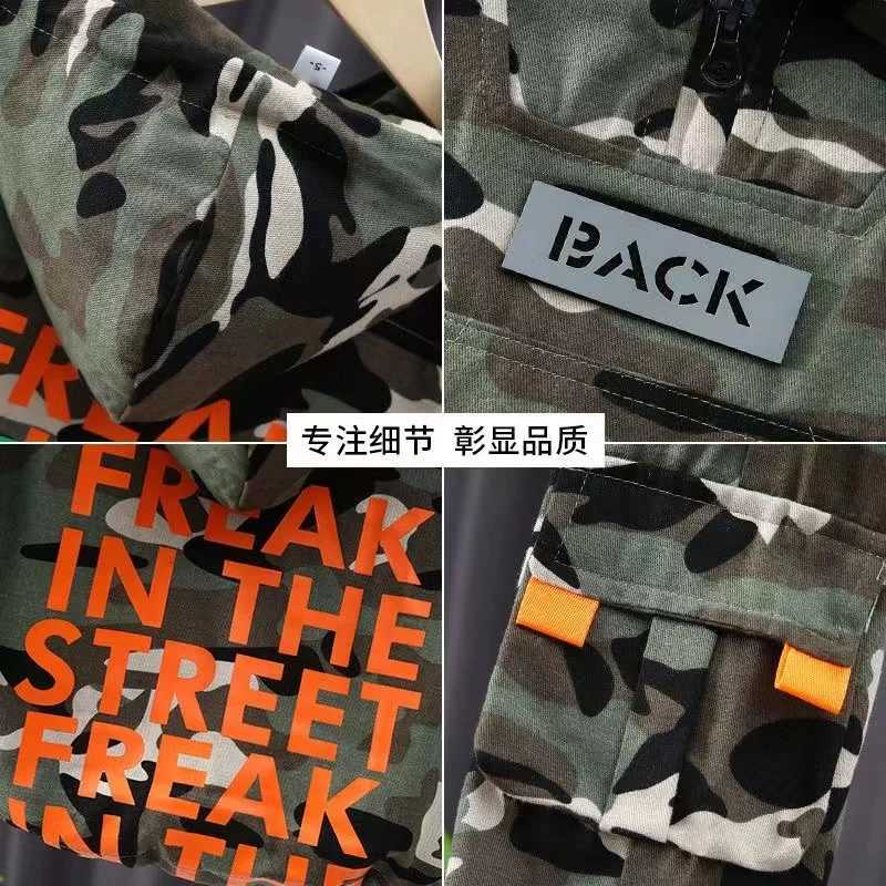 Clothing Sets New Spring Autumn Baby Clothes Suit Boys Outfit Sets Koean Baby Boys Coat + Pants SetsChildrens Set 2 To 6 years Kids Outfits