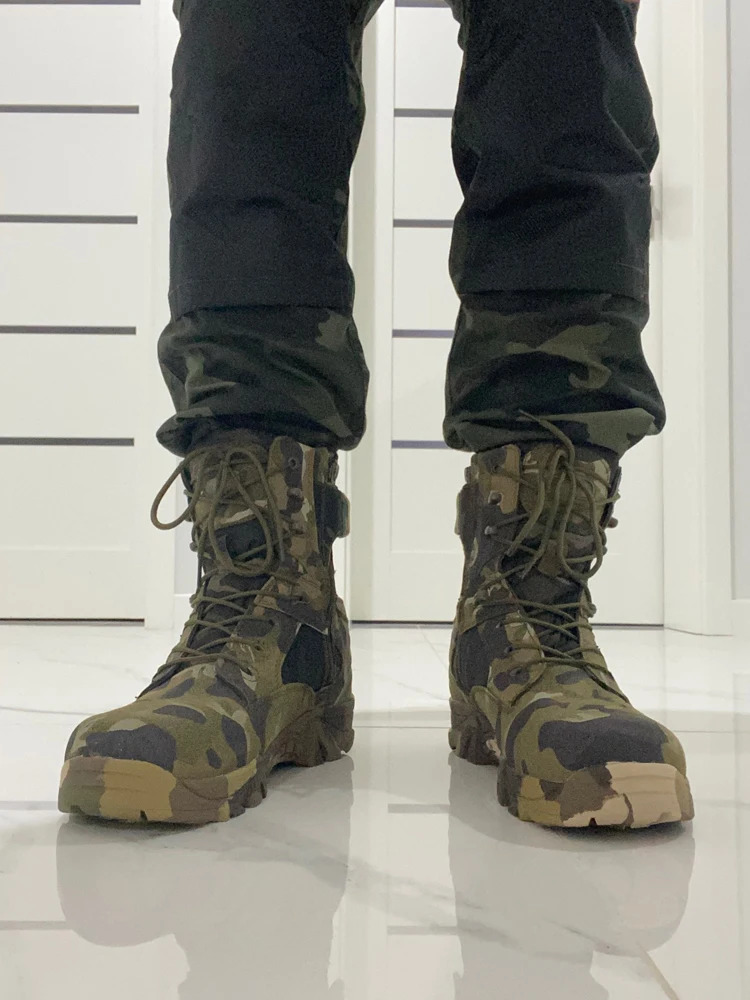 Tactical Military Boots Men Boot Special Force Desert Combat Army Boot Outdoor Hiking Boots Ankle Shoes Men Work Safty Shoes 240705