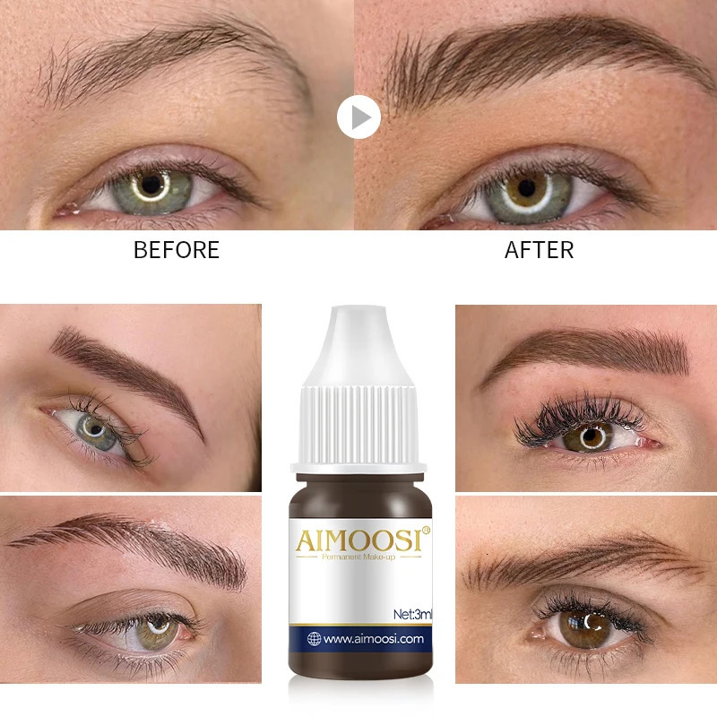 AIMOOSI l beaded tattoo pigment eyeliner lipstick eyeliner semi anent body art luster coloring makeup spray gun 240705