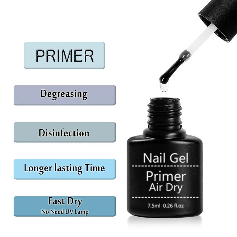 For the bottom and top coating of gel nail polish no scrubber super bright top semi anent soap UV LED nail art tools manual tools 7.5ml 240705