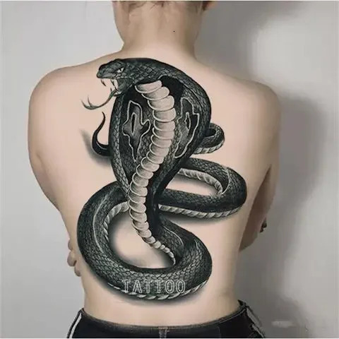 Angel Demon Wing Tattoo Female Punk Back Art Temporary Tattoo Waterproof False Tattoo Durable Gothic Tattoo Sticker 240705