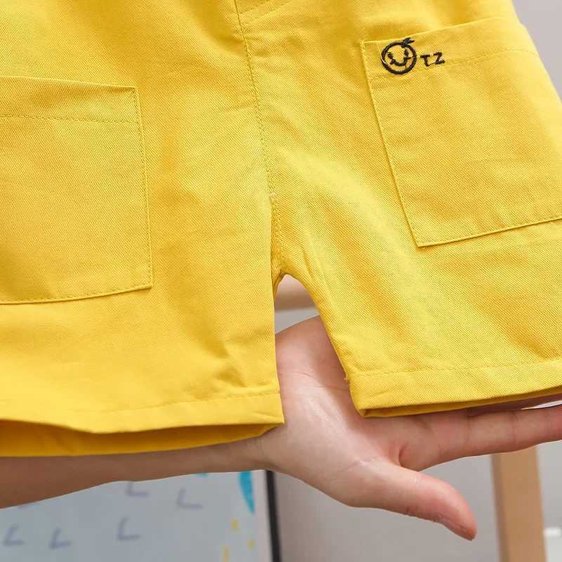 Clothing Sets New Children Summer Baby Boys Girls Clothes Suit Fashion T-Shirt Bib Pants 2Pcs/Set Toddler Casual Costume Kids Tracksuits