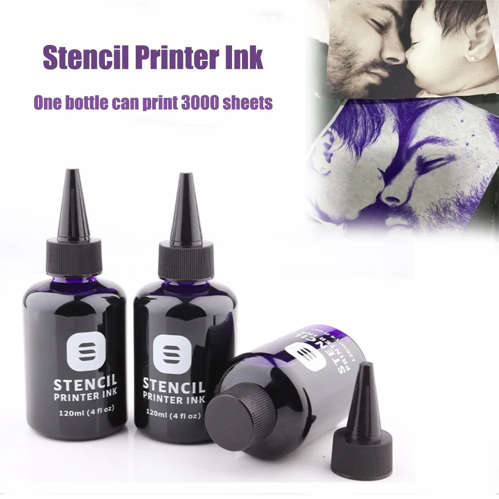 Tattoo template printing ink 4oz transfer tracking paper A4 inkjet transfer machine special ink tattoo accessories technology 240705