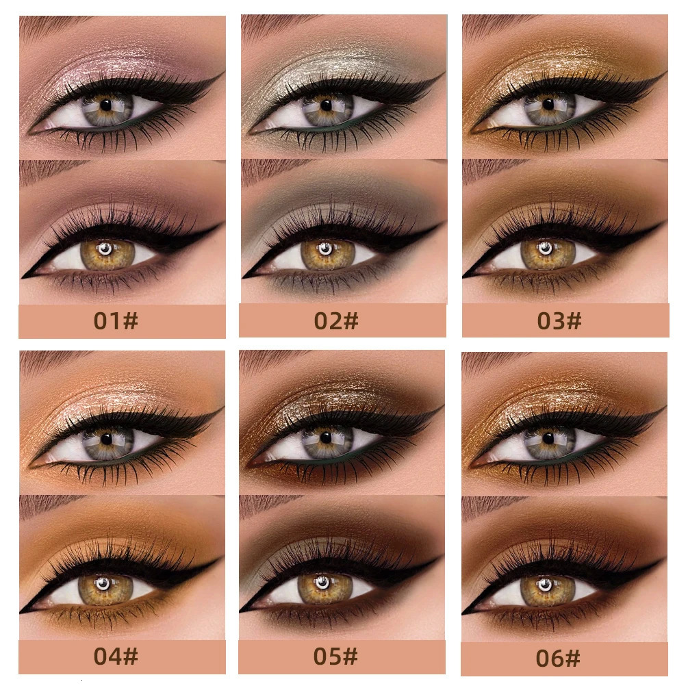 Double Head Diamond Shimmer Waterproof Liquid Glitter Eyeliner Eyeshadow Shiny Metallic Eyeliner Pen Matte Liquid Eye shadow Set 240705