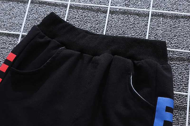 Clothing Sets Spring Autumn Children Boys Girls Kids Clothes Cotton Long Sleeve Full Print Letters Suit Baby T-Shirt Pants 2Pcs/set Tracksuit