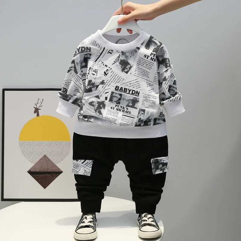 Clothing Sets Spring Autumn Children Cotton Clothing Sets Baby Boys Girls Clothes Kids Sport T-shirt Pants 2Pcs/Set Fashion Toddler Tracksuits