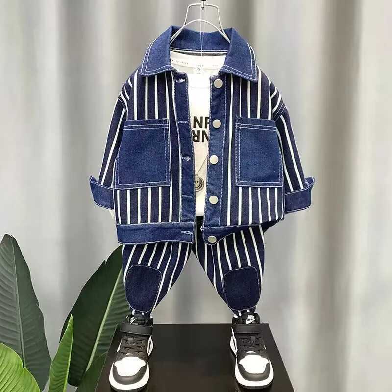 Clothing Sets Children Clothing Suit New Boy Fashion Jacket + Pants 2PCS Set Kids Baby Boy Clothes Suits Autumn Spring