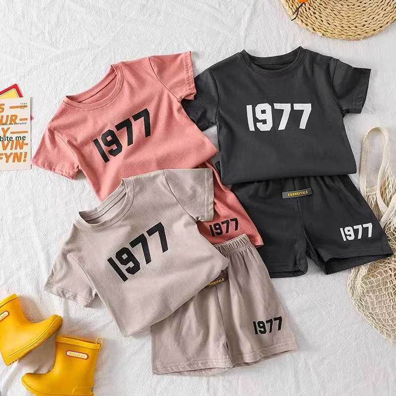 Clothing Sets Kids Clothes Set T-shirt+Shorts Kids Boy Summer Clothing Set Cute Baby Girls Outfit Set Tee Pants 2024 New