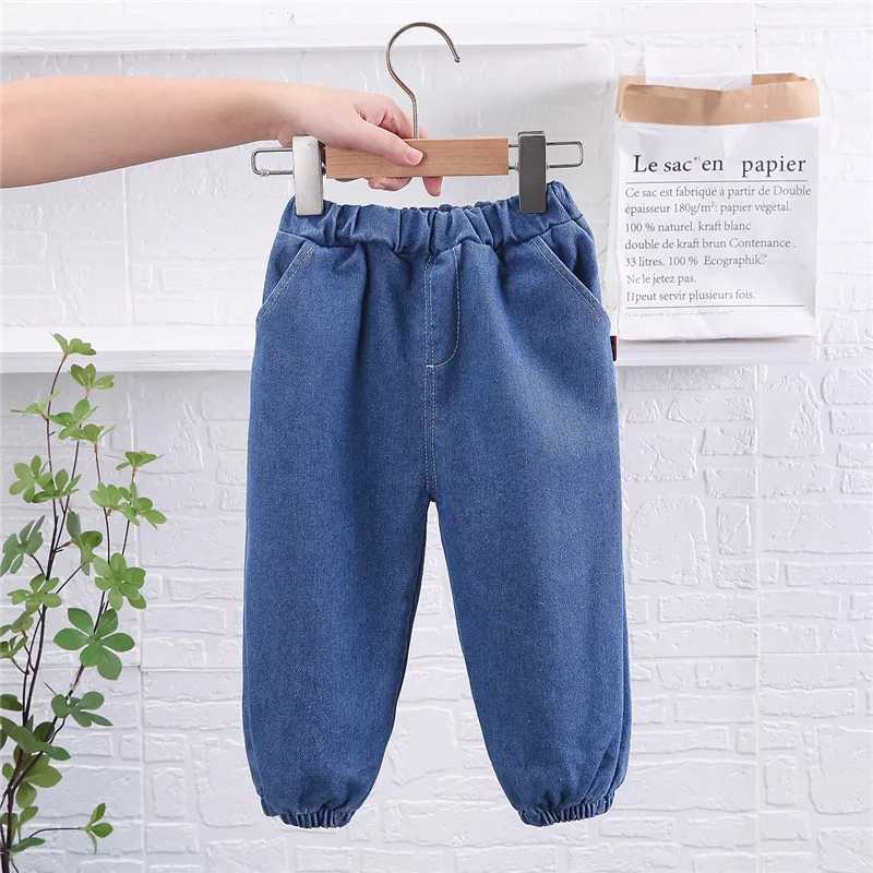 Clothing Sets 2023 Spring Autumn Children Clothes Boys Suit Denim Pullover Tops + Jeans Pants 2Pcs/Set Infant Casual Outfits Kids Sportswear