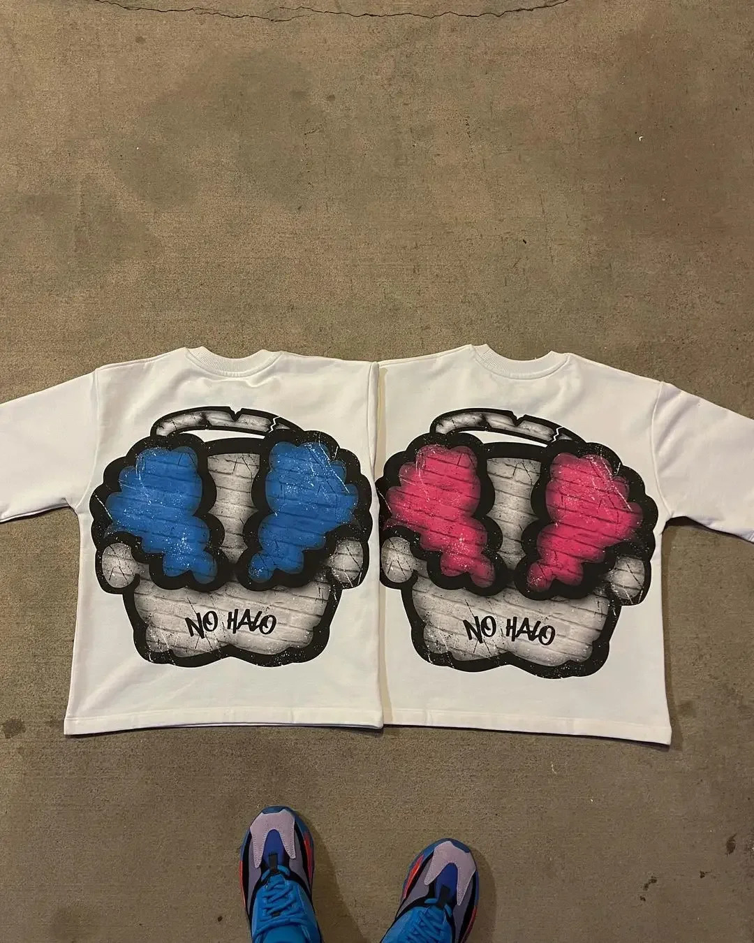 Harajuku clown T-shirt oversized vintage graphic t shirt Couples streetwear y2k top goth shirts American women clothes 240627