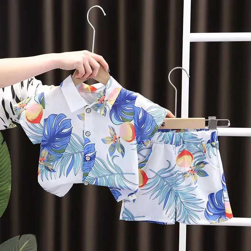 Clothing Sets New Summer Baby Boys Clothing Suits Children Boy Printe Excavator T Shirt Shorts 2Pcs/sets Kids Infant Toddler Cacual Tracksuits