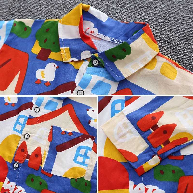 Clothing Sets Autumn Children Boys Clothes Kids Clothing Suit Cartoon Long Sleeve Print Shirt Denim Pants Infant Cotton Tracksuits 3Pcs/set