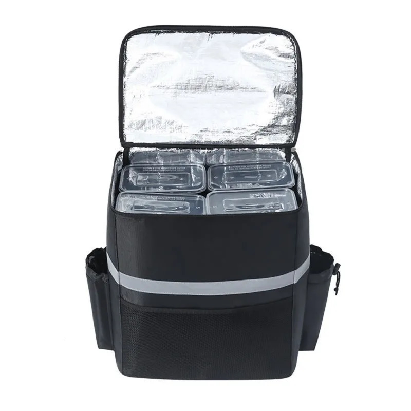 35L Extra Large Thermal Food Bag Cooler Bag Refrigerator Box Fresh Keeping Food Delivery Backpack Insulated Cool Bag 240703CJ