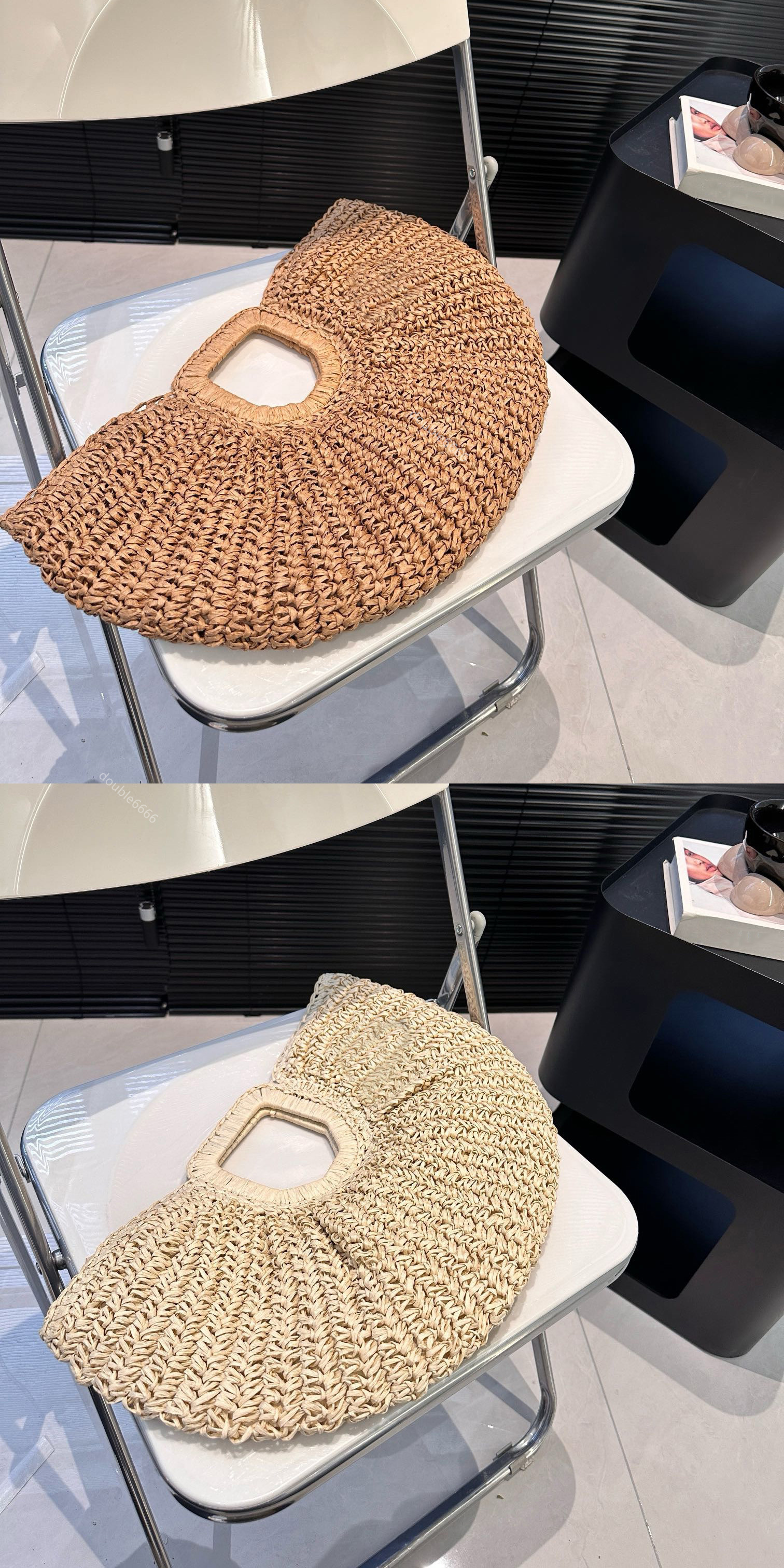 Luxury Designer Summer Seaside Woven Beach Bag Women's Vacation Travel Bag Airport Bag Outdoor Bag Leisure Bag Woven Tote Bag Cosmetic Bag Mobile Phone Bag