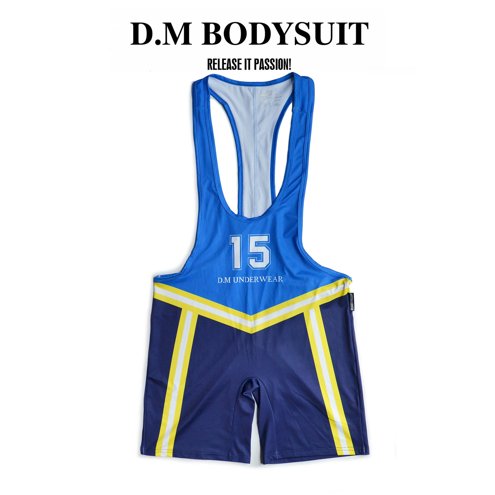 Underwear Sport Wrestling Corset Bodysuit Men Shapewear Elasticity Man Party Suit 240703