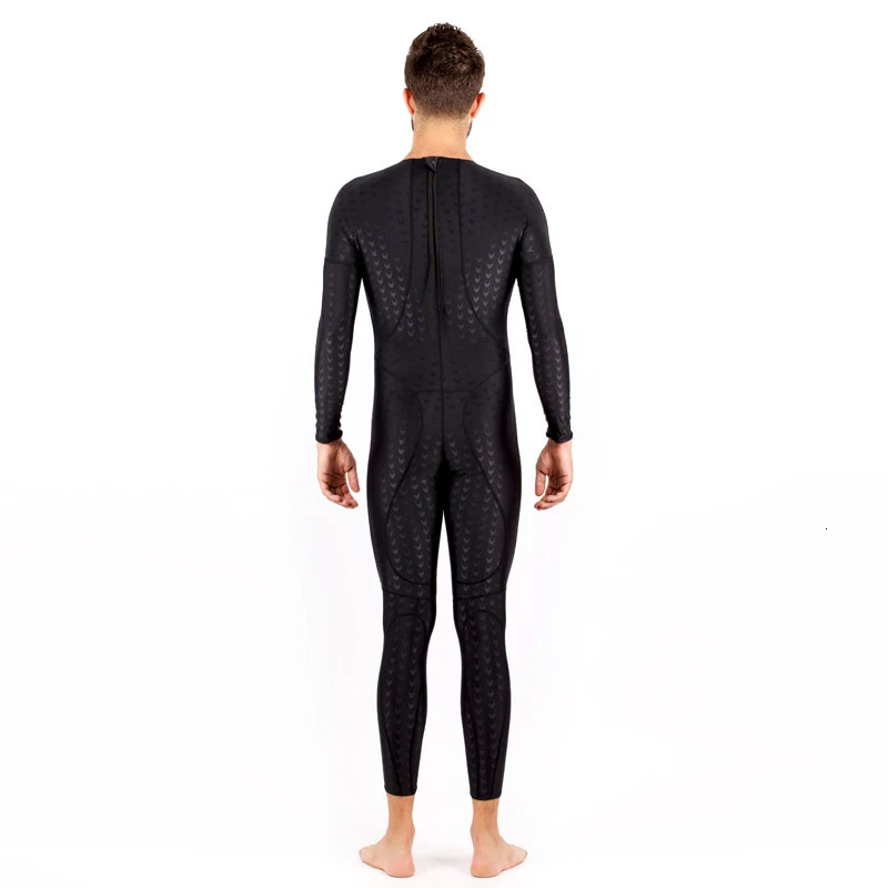 HXBY Sharkskin Full Body Bathing Suit One Piece Swimsuit Men Swimwear Mens Competition Racing Training Swimsuit Swimming Suit 240704
