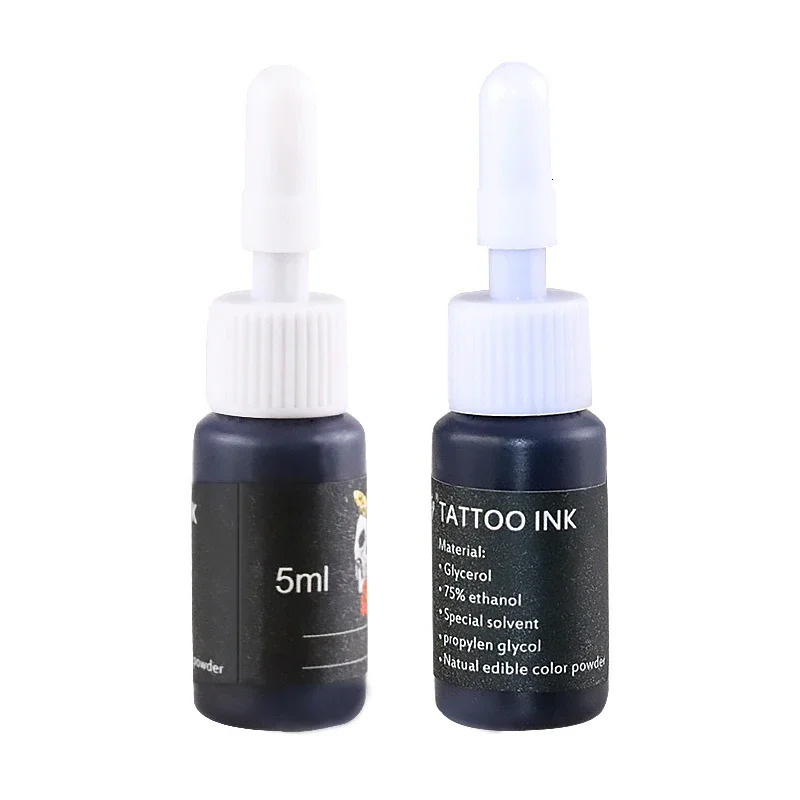 5ml tattoo ink pigment body art multi-color tattoo ink professional beauty pigment makeup tattoo products semi anent eyebrows 240705