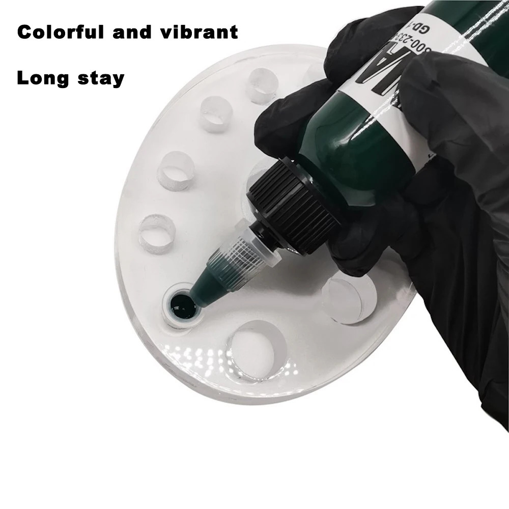 30ML human art tattoo ink natural plant ct pigment human body painting long-lasting colorless professional tattoo ink 14 colors 240705