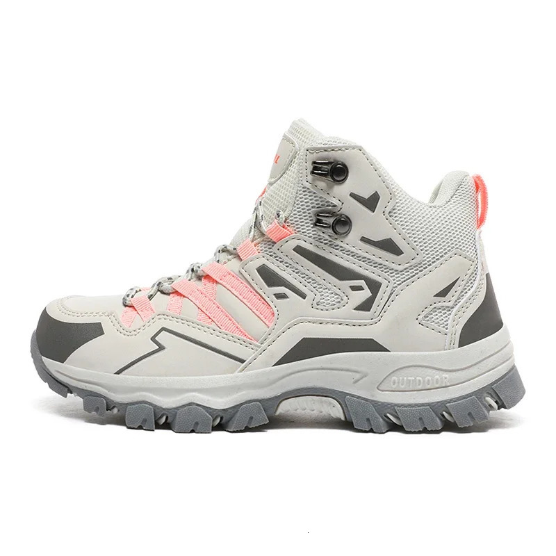 Outdoor Women Ankle Hiking Boots Men Trekking Shoes Mountain Tracking Treking Sneakers Drop Walking Climbing 240705