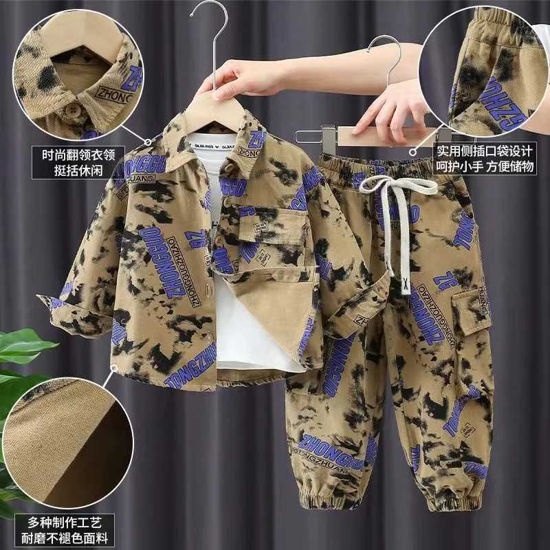 Clothing Sets Tracksuit For Boy 2024 New Spring Autumn Kids Clothes Boys Sets Sports Suit Children Tracksuit Boys Kids Outfits