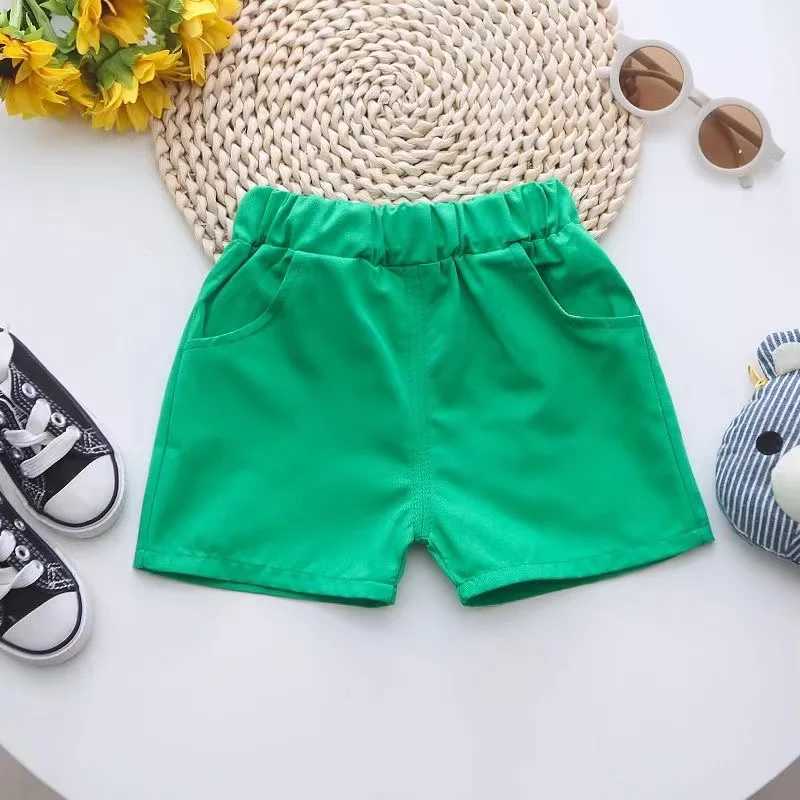 Clothing Sets Summer Toddler Baby Boys Girls Short Sleeve Solid Jacket Clothes Set Solid Boys Girl Casual Shorts 2pcs Suit Cute Kids Outfits