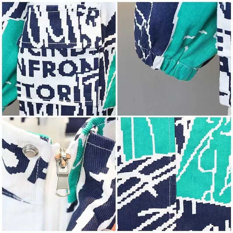 Clothing Sets Kids Clothes Boys Spring DenimSet For Baby Girl Clothing Set Coat And Pants Children Sport Suit Outfits 2024 New Kids Outfits