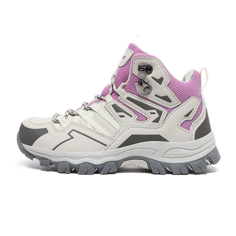 Outdoor Women Ankle Hiking Boots Men Trekking Shoes Mountain Tracking Treking Sneakers Drop Walking Climbing 240705