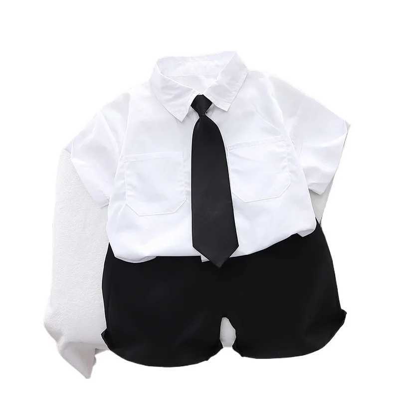 Clothing Sets Summer Sibling Matching Academic Style Outfits Brother Sister Clothes Casual Children Kids Boys Suits Girl Short Skirt Clothing