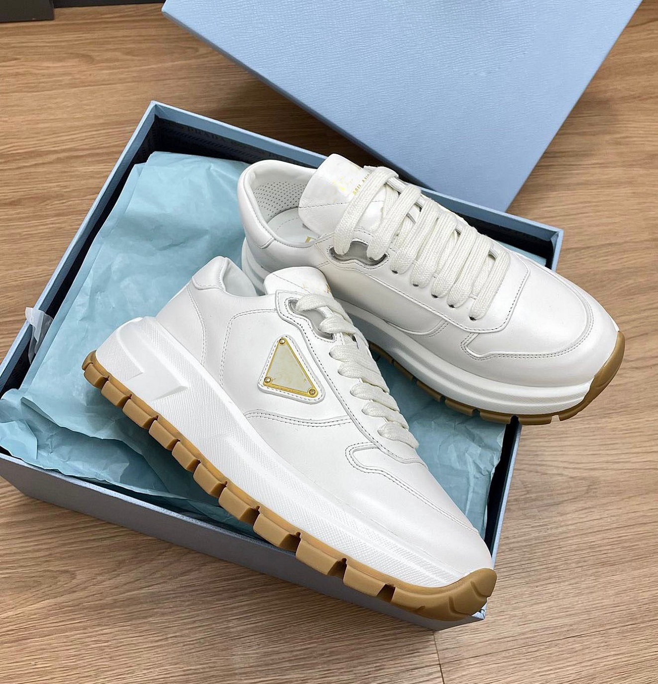 Comfort Runer Women Prax 01 Trainers Shoes Re-Nylon & Brushed Leather Sneaker Rubber Sole High Quality Sports Lady Discount Footwear EU35-41