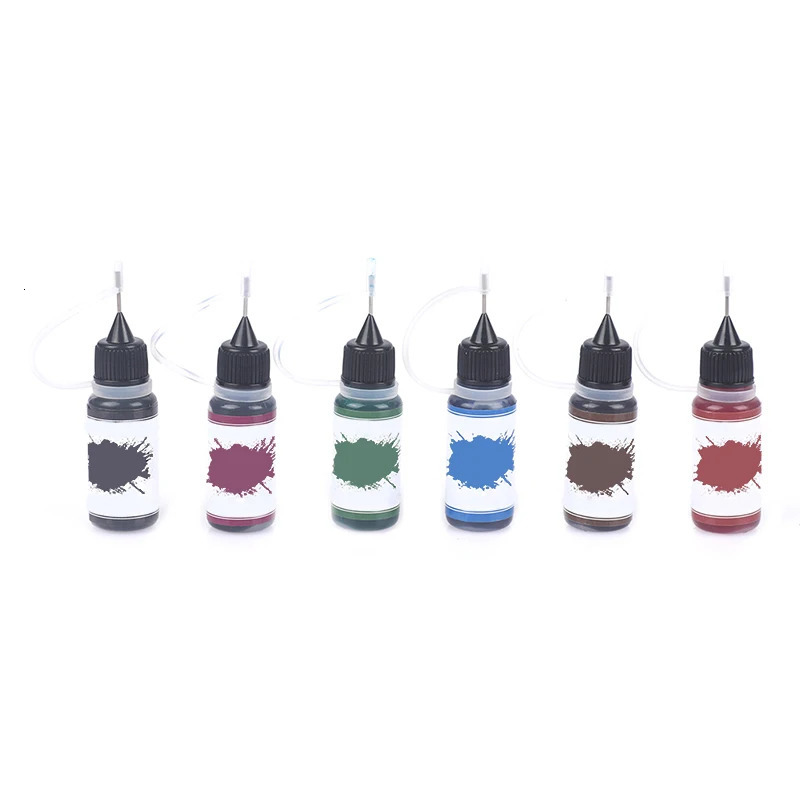 10ml temporary henna tattoo juice ink natural organic fruit gel for body painting durable safe and waterproof DIY tattoo cream 6 colors 240705